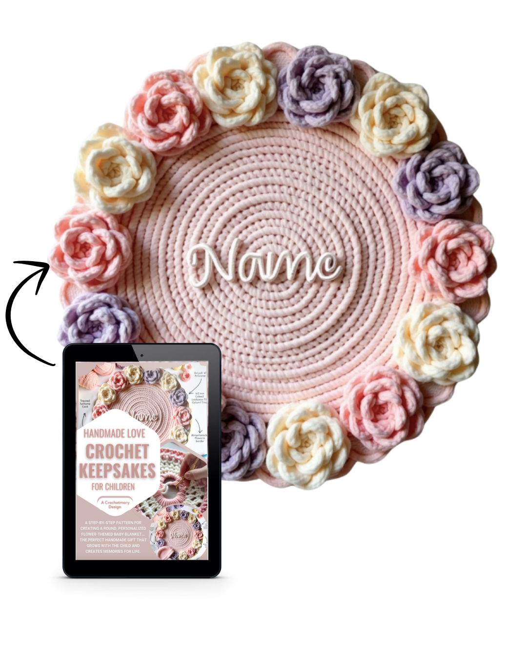 Crochet Keepsakes for Children The Flower Bouquet Blanket